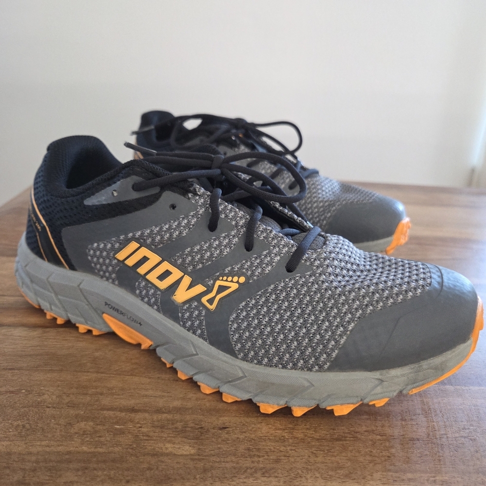 Inov8 Men's Parkclaw 260 Knit Men's Size 10 Grey/Black/Yellow Shoes
